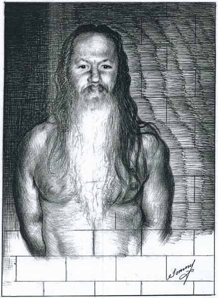 Thomas Silverstein's Self-Portrait Artwork Thomas Silverstein's Self-Portrait Artwork